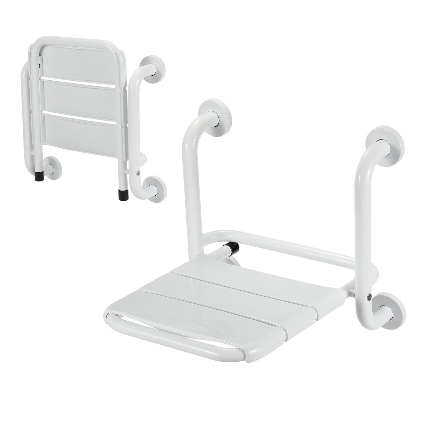 Folding shower seat shower stool wall mounting