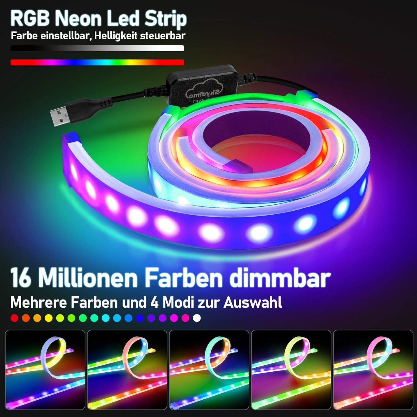 Neon LED Strip RGBIC LED strip for PC monitor