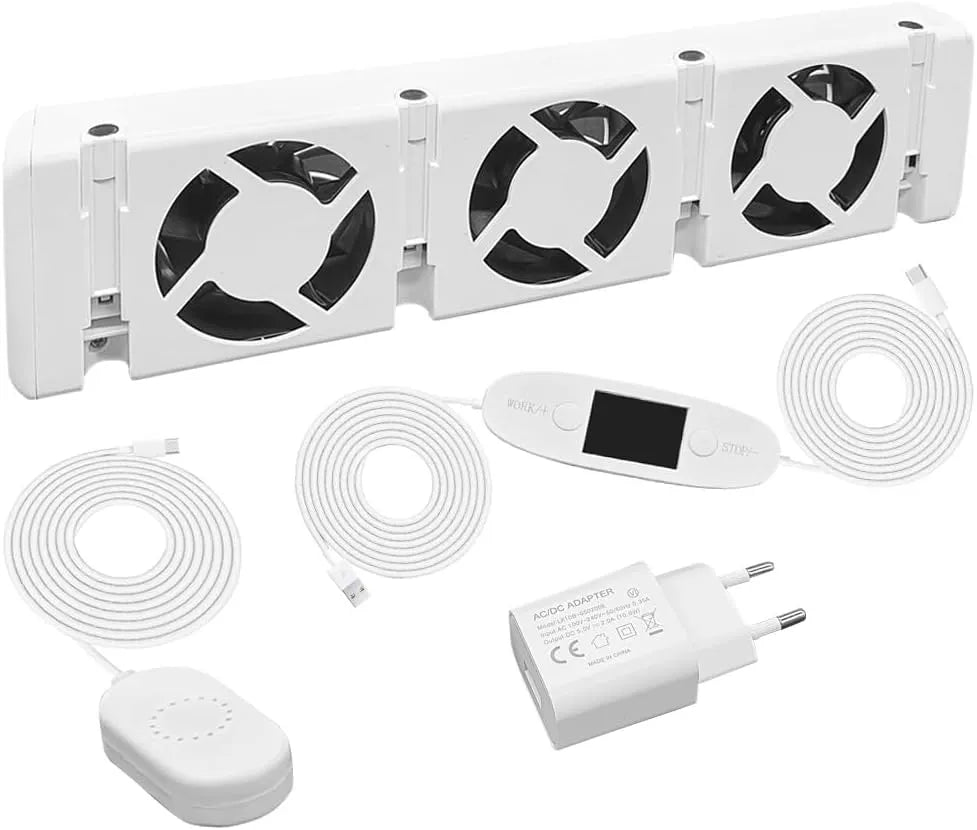 Heating fan Smart Booster Fan Long-lasting heating amplifier New Save heating costs Install under the radiator Free-standing (Single Set 1 fan)